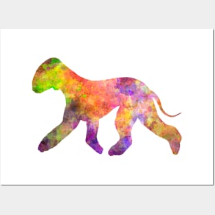 Bedlington Terrier in watercolor Posters and Art